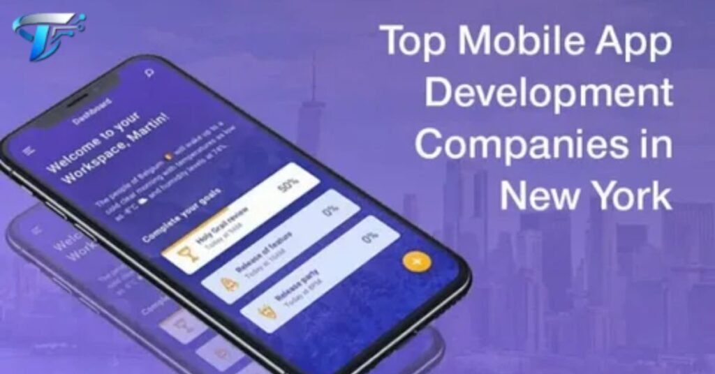 App development companies in New York designing mobile applications for Android and iOS.