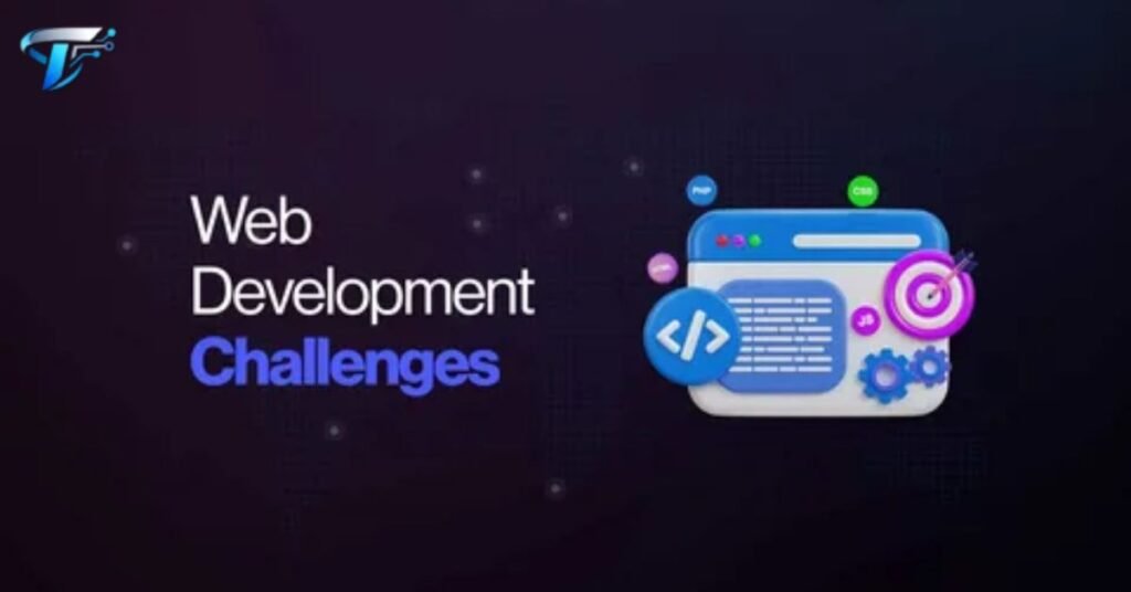 Web developer facing coding challenges and debugging errors on computer screen in a focused workspace.