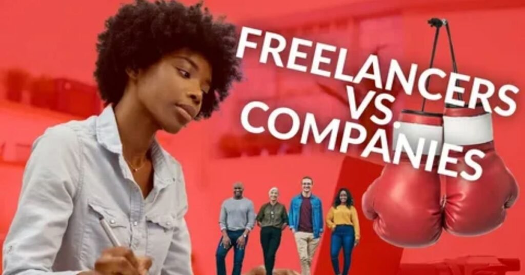 Freelancing vs company jobs income and career comparison