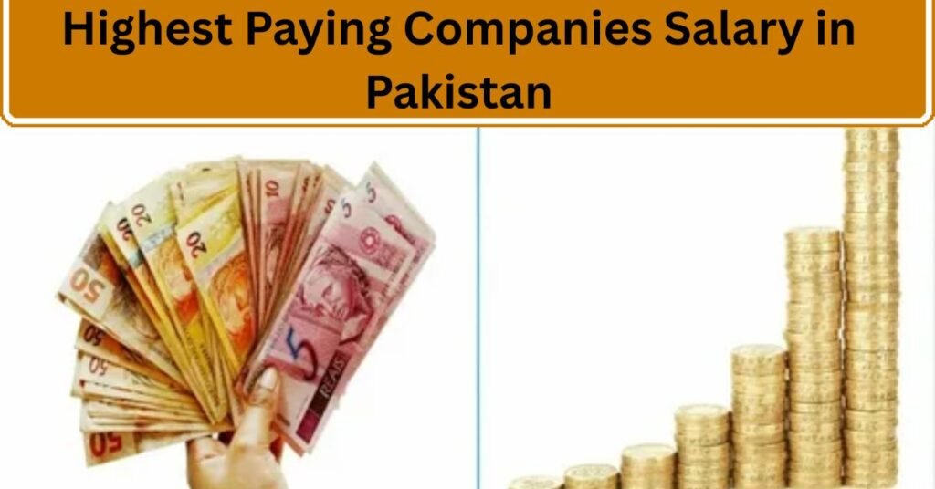 Highest paying companies salary in Pakistan software engineering comparison chart