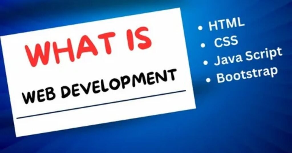 what is web development frontend backend full stack explanation